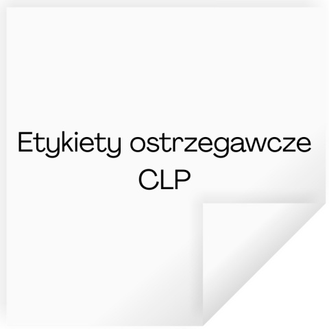 Naklejki Etykiety Ostrzegawxcza CLP na świece - kwadrat