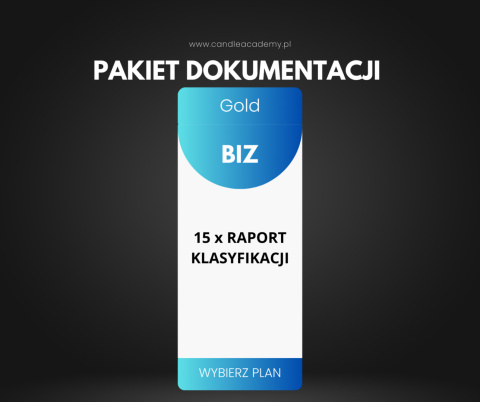 Pakiet raportów klasyfikacji Gold BIZ Pakiet raportów klasyfikacji Gold BIZ