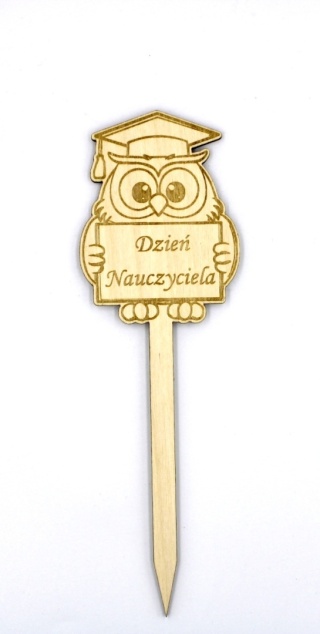 Topper „Dzień Nauczyciela” – Sklejka / Grawer - 5 szt