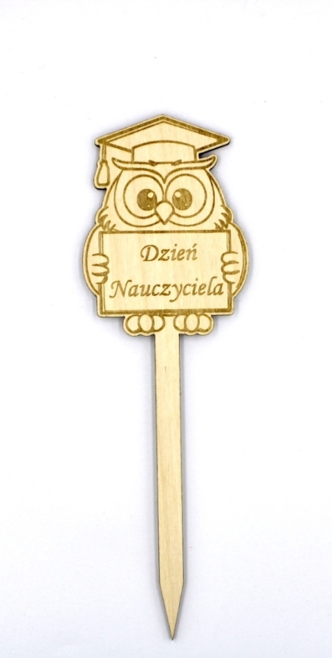 Topper „Dzień Nauczyciela” – Sklejka / Grawer - 5 szt