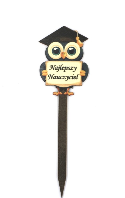 Topper „Najlepszy Nauczyciel” – Sklejka – 5 szt