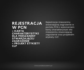 Usługa rejestracji mieszaniny w portalu PCN