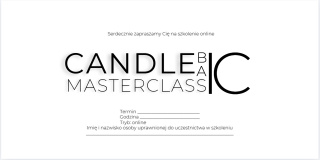 VOUCHER Szkolenie online Candle Masterclass BASIC